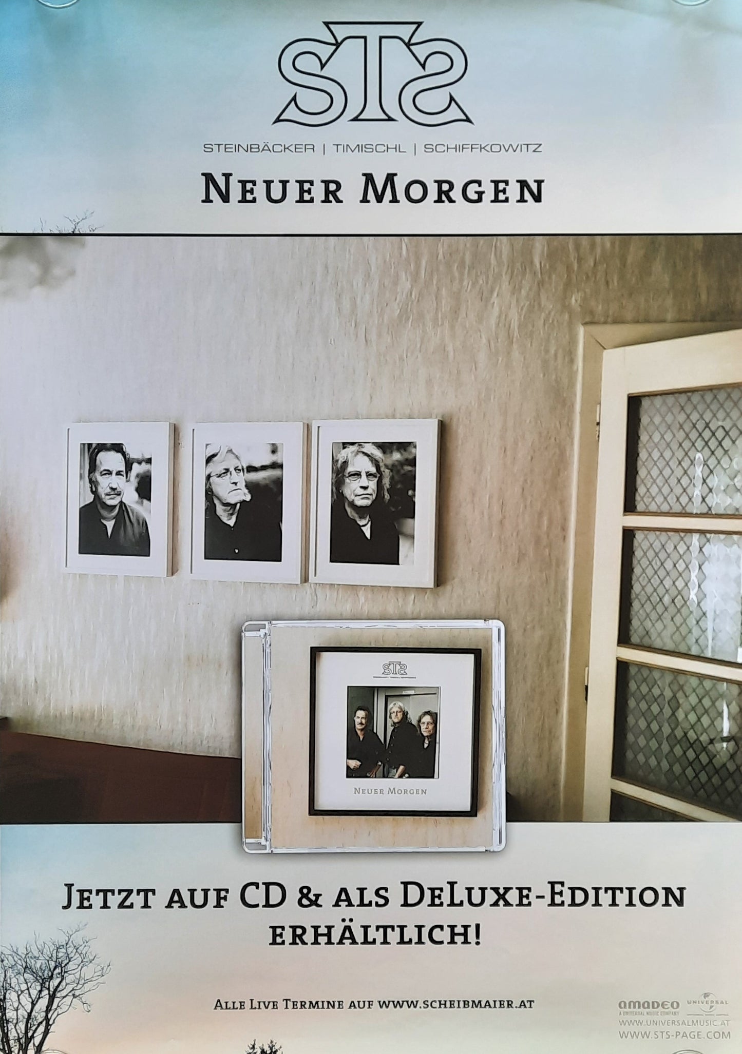 STS Original Promotion Poster - 2007 Album NEUER MORGEN