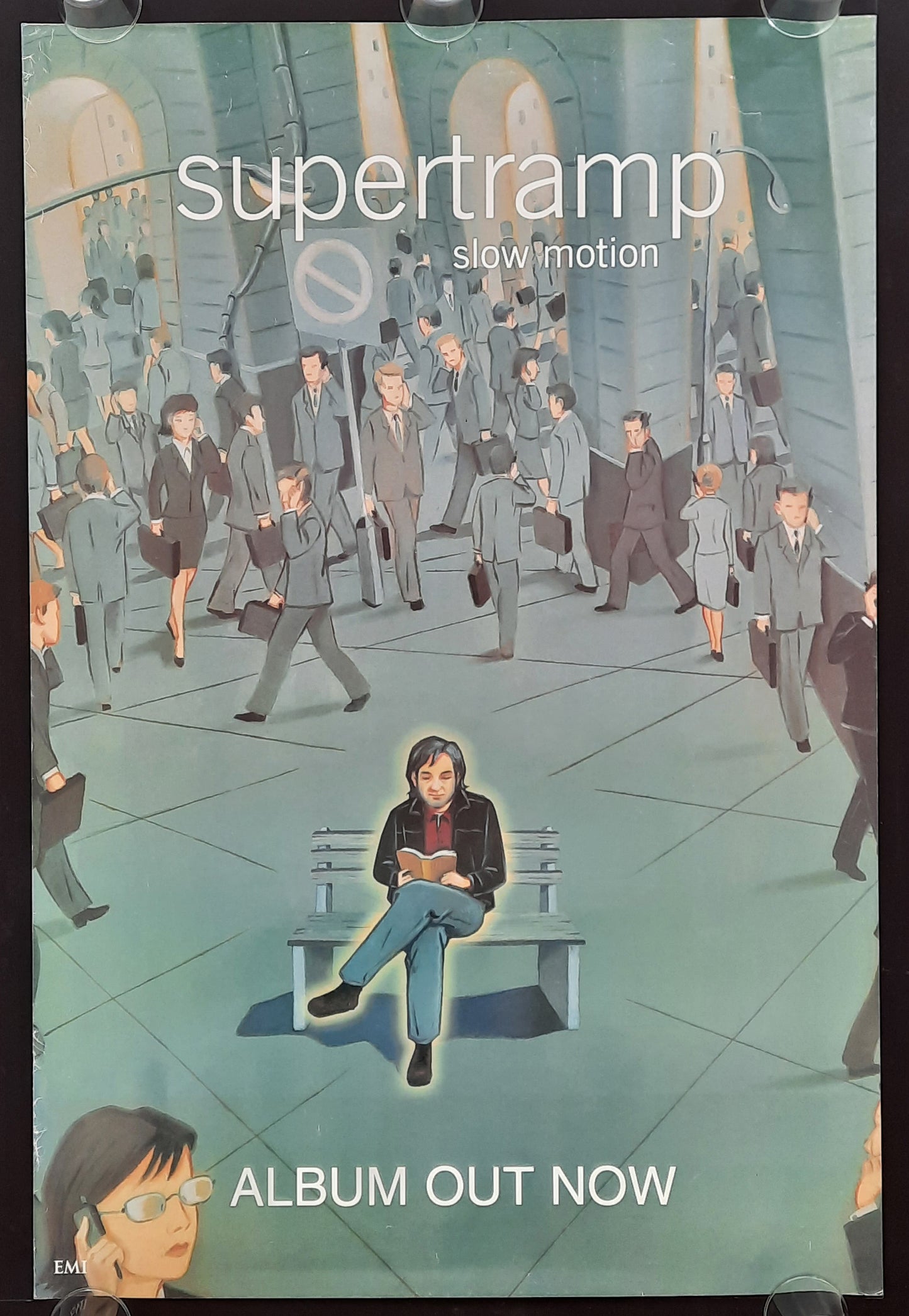 SUPERTRAMP 2002 Original Promotion Poster - 2002 Album "Slow Motion" 2