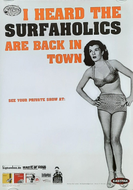 SURFAHOLICS Original Concert Poster 2003 The Sugar Smile Tour  42x59 (17) 1