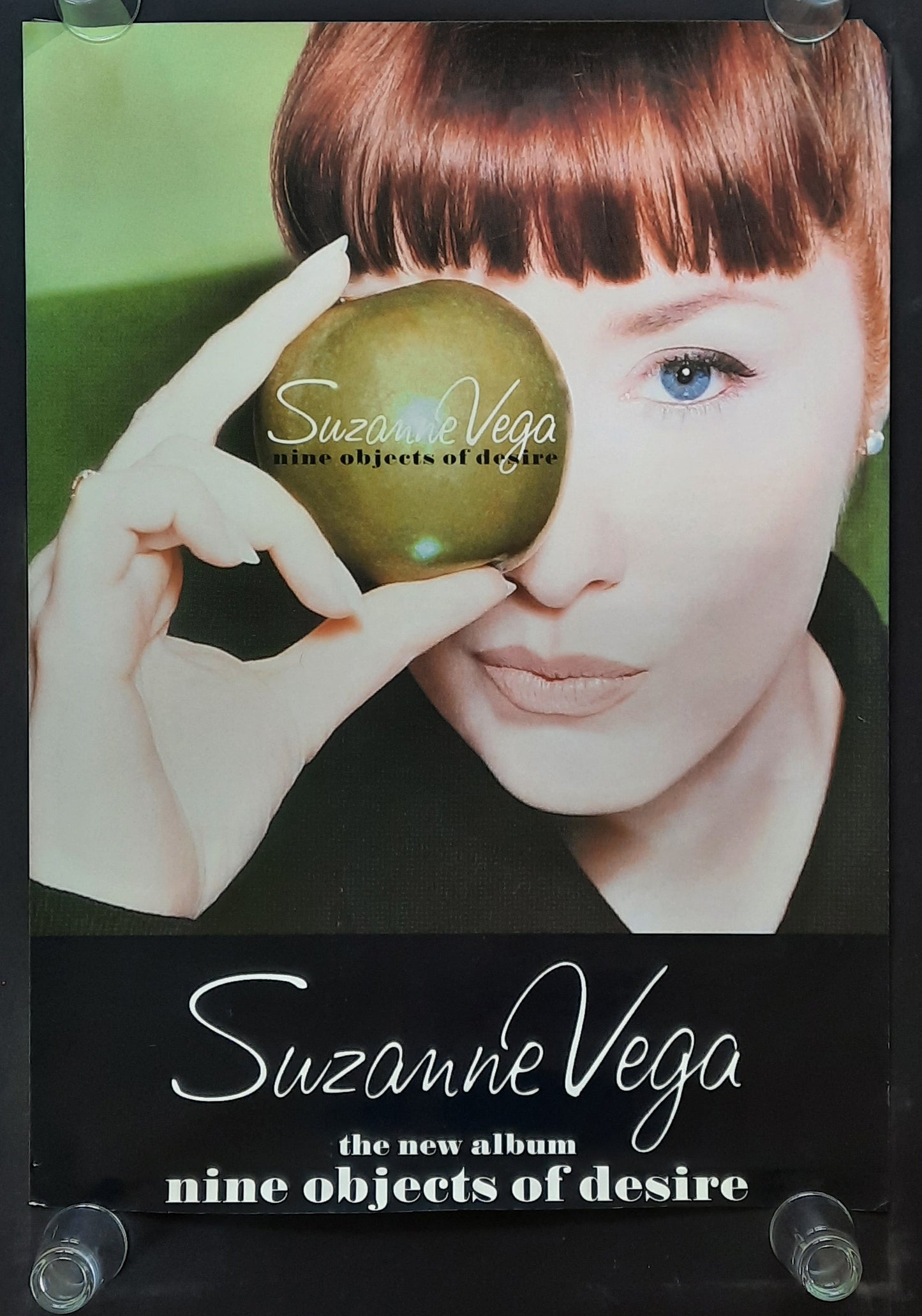 SUZANNE VEGA Original Promotion Poster - 1998 Album "Nine Objects Of Desire" 2