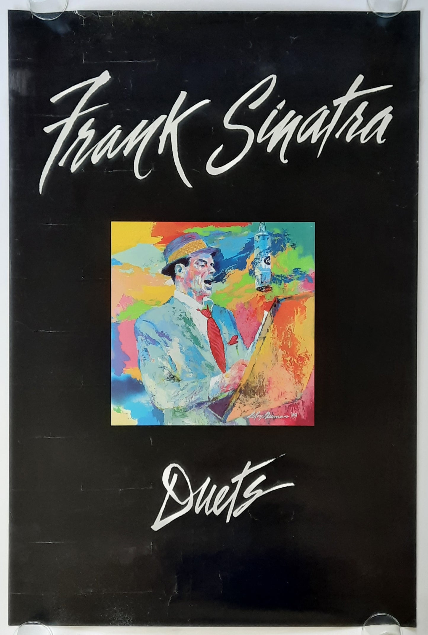 FRANK SINATRA 1993 Promotion Poster Album "Duets" 1st print