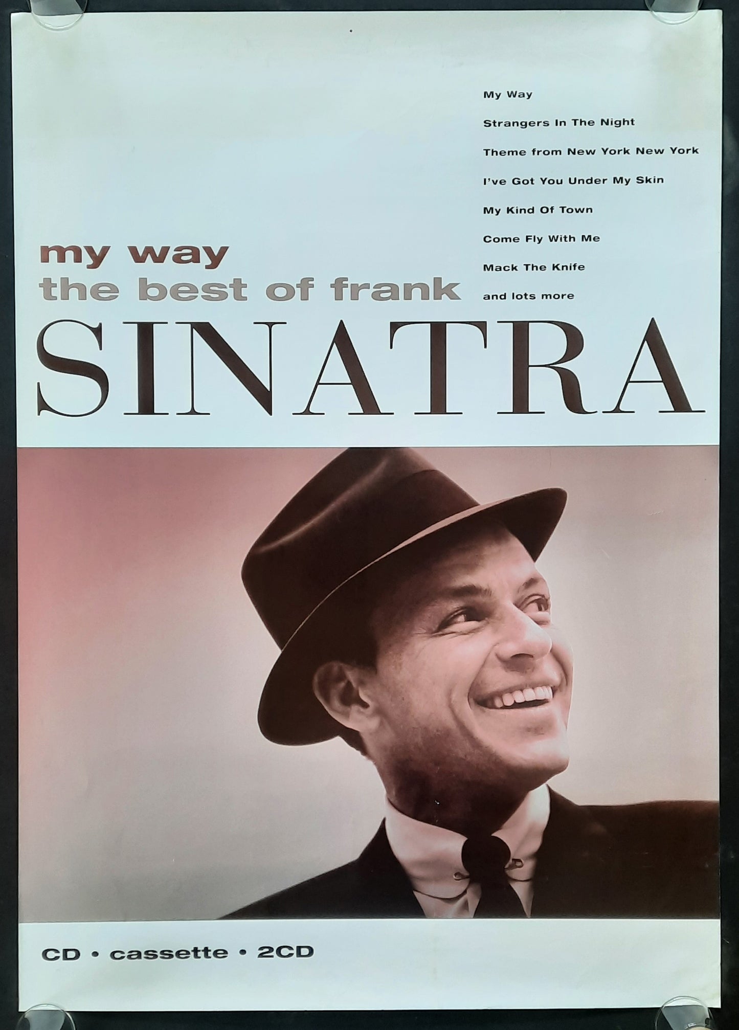 FRANK SINATRA Original Promotion Poster - 1997 Album "My Way"