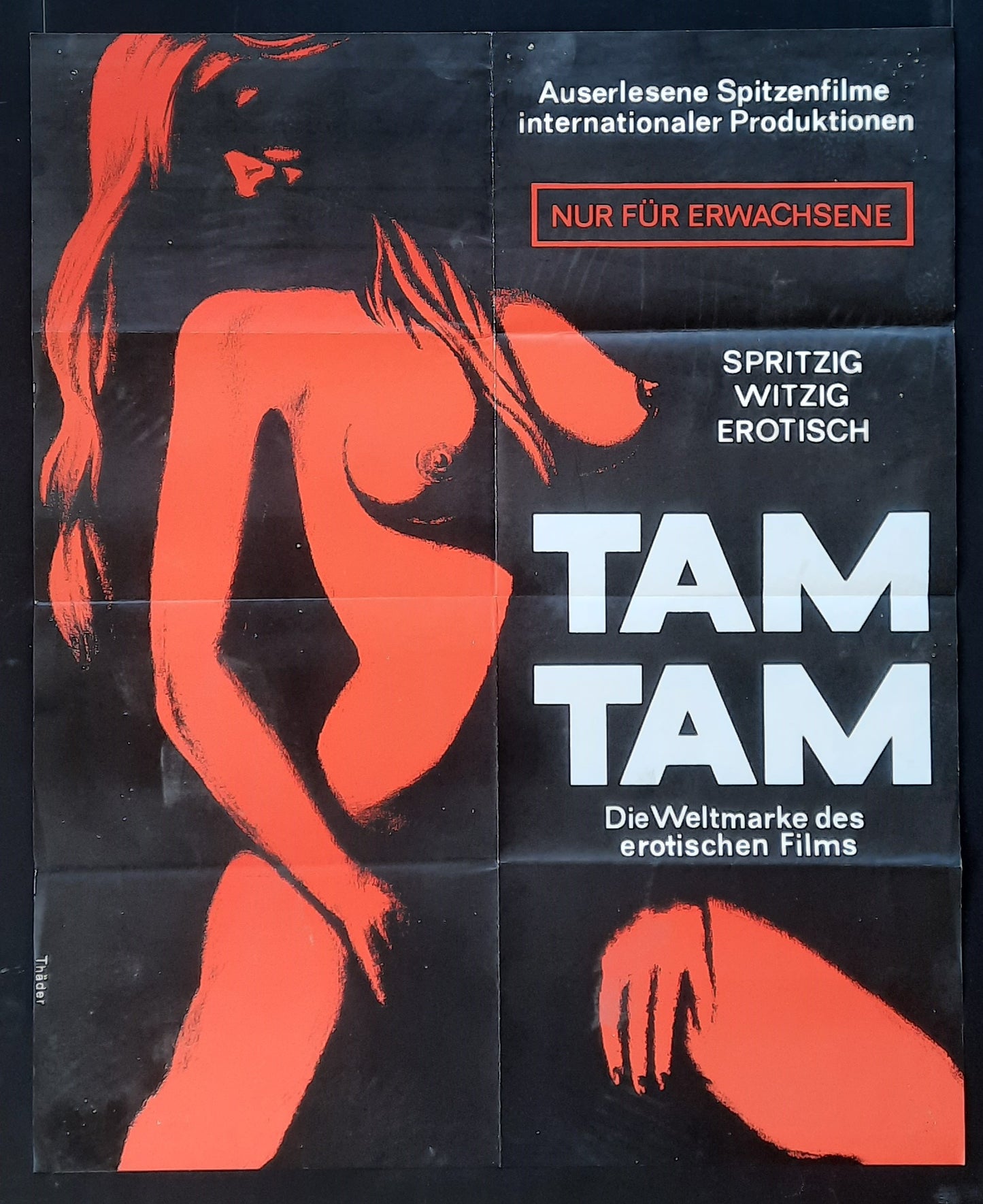 TAM TAM Original Erotic Movies Advertisement Poster 1975 2