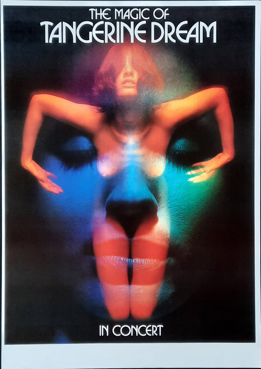 TANGERINE DREAM Original Concert Poster 1976 (blank) Germany by Kieser