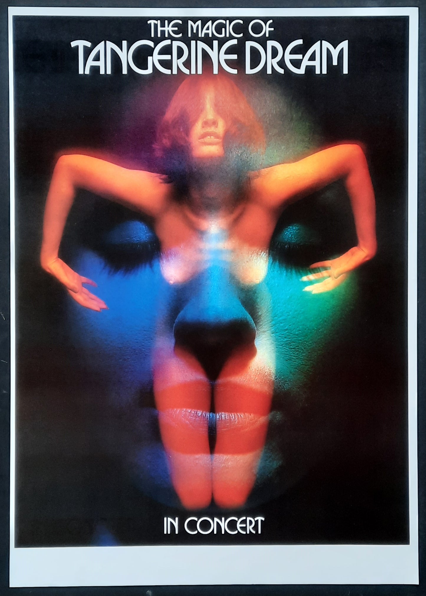 TANGERINE DREAM Original Concert Poster 1976 (blank) Germany by Kieser 1