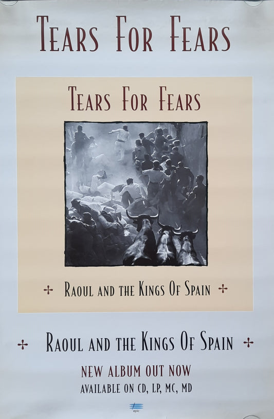 TEARS FOR FEARS Original Promotion Poster - 1995 Album "Raoul And The Kings Of Spain"