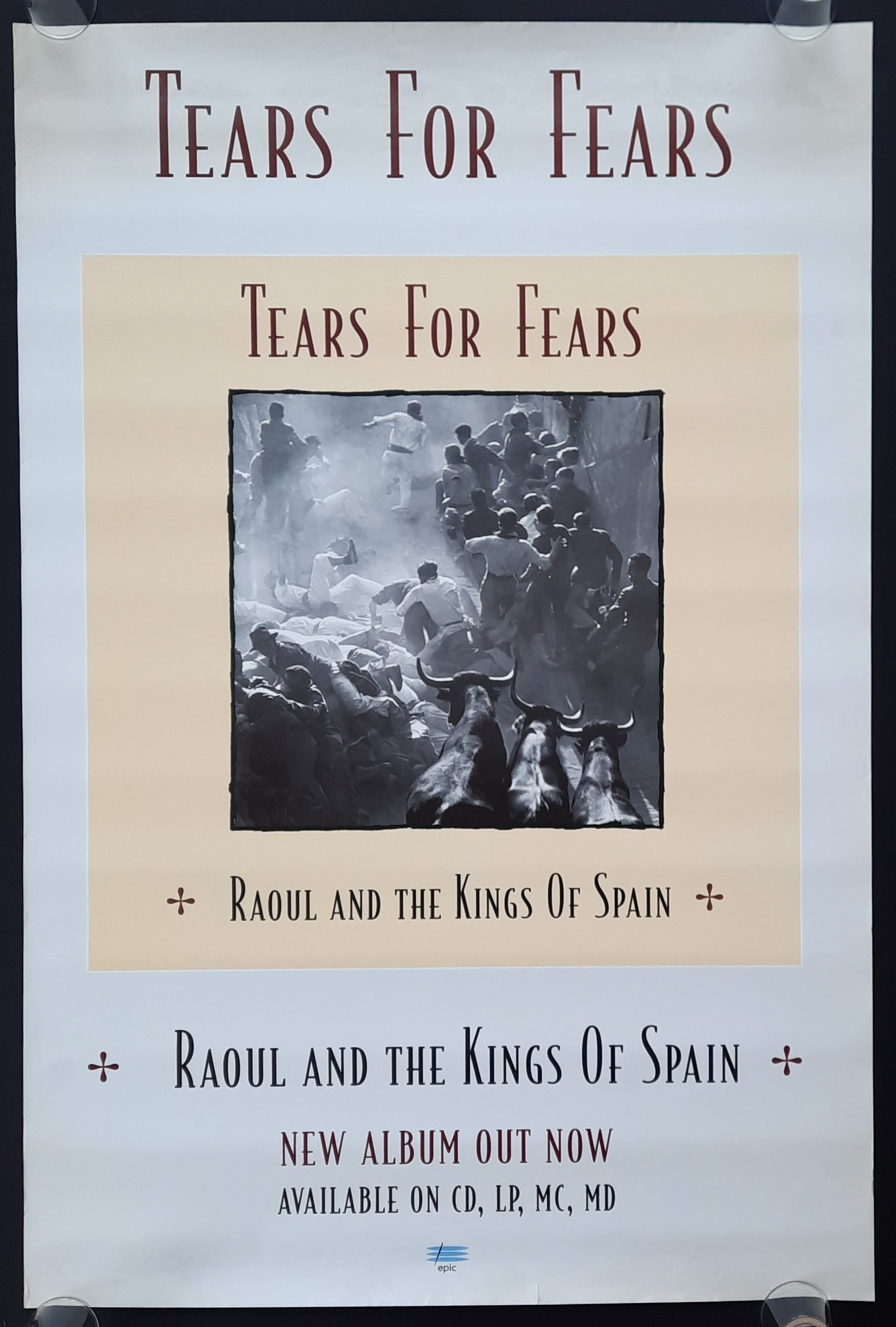 TEARS FOR FEARS Original Promotion Poster - 1995 Album "Raoul And The Kings Of Spain" 2
