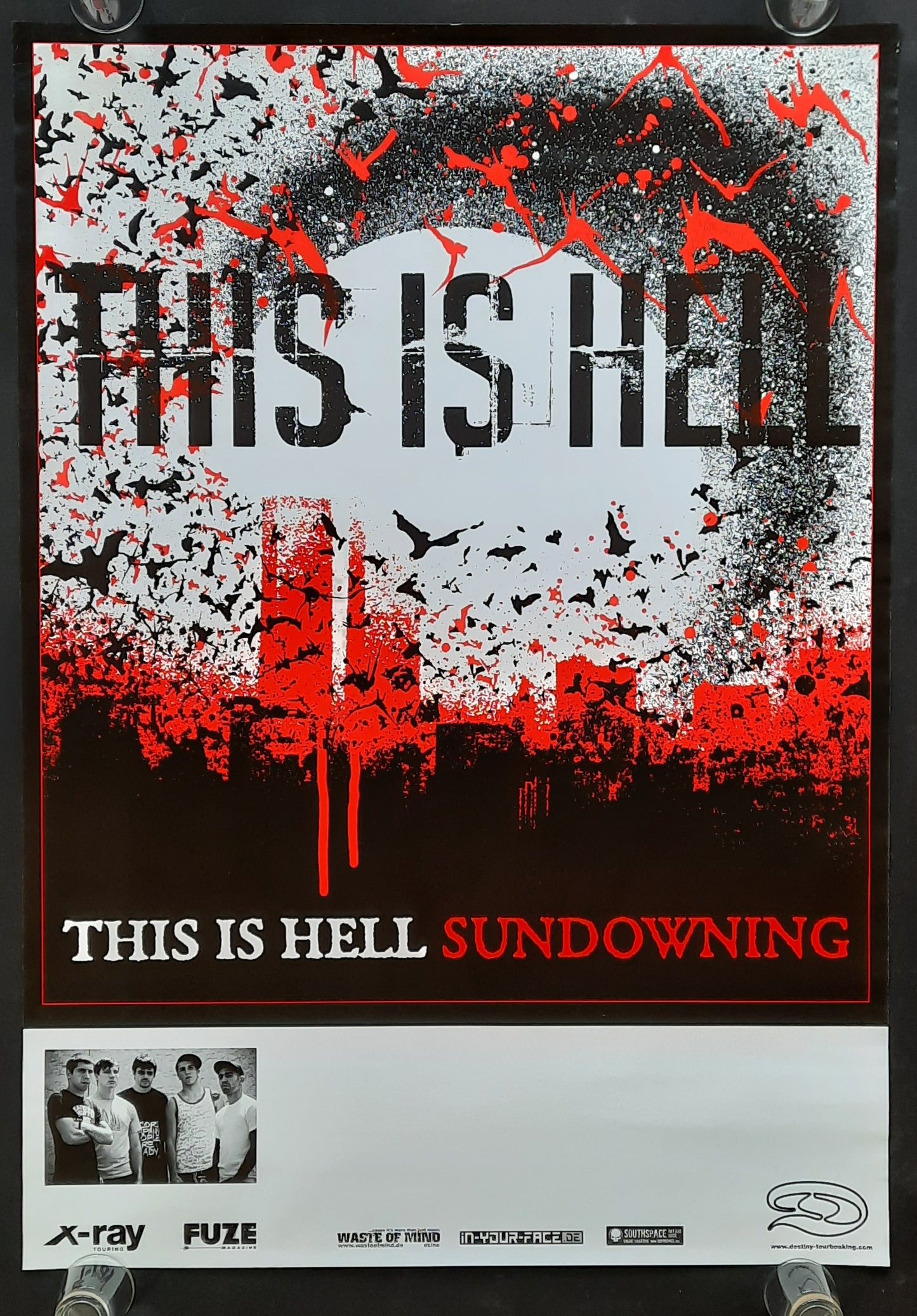 THIS IS HELL Original Concert Poster 2006 SUNDOWNING TOUR