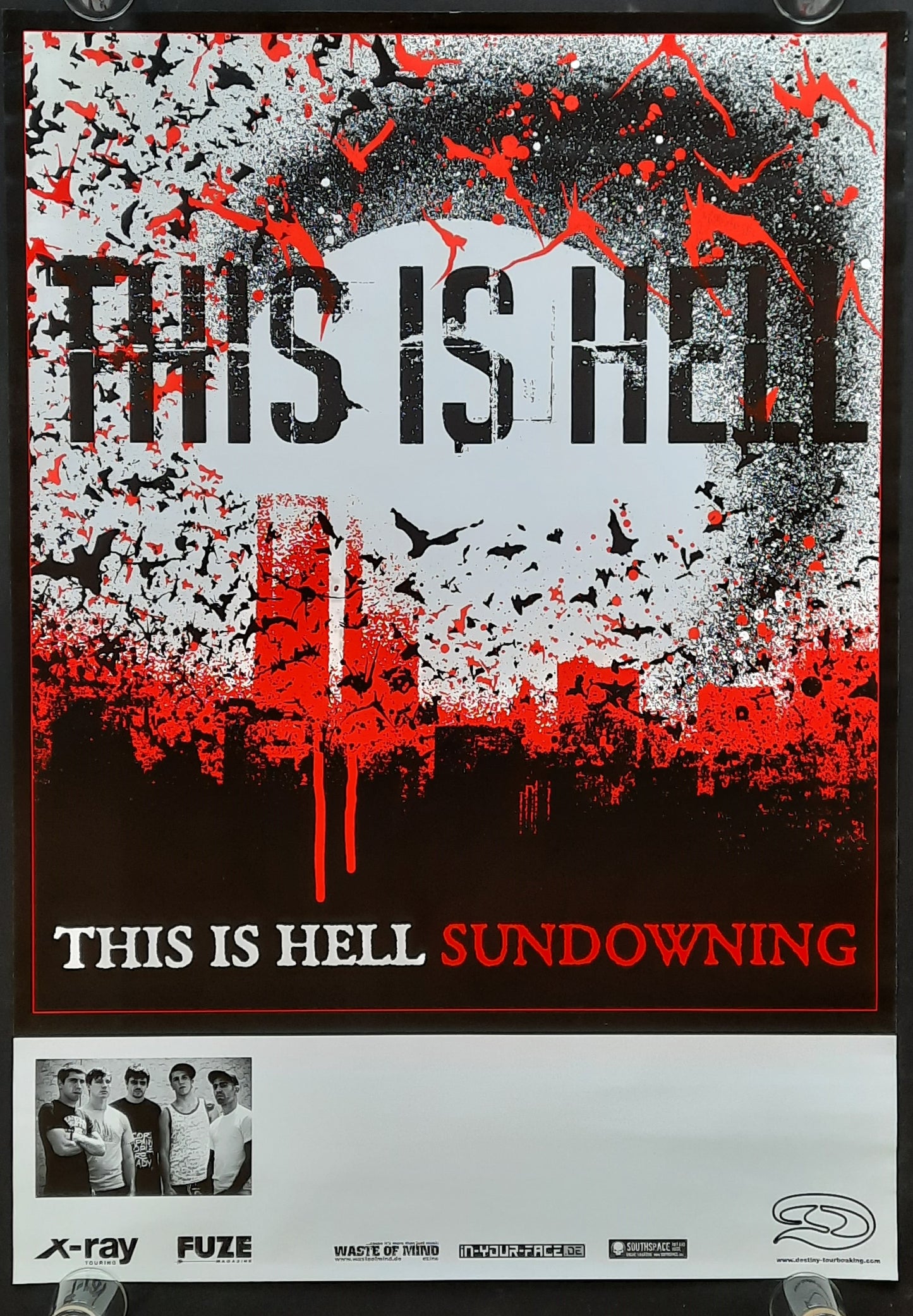 THIS IS HELL Original Concert Poster 2006 SUNDOWNING TOUR 1