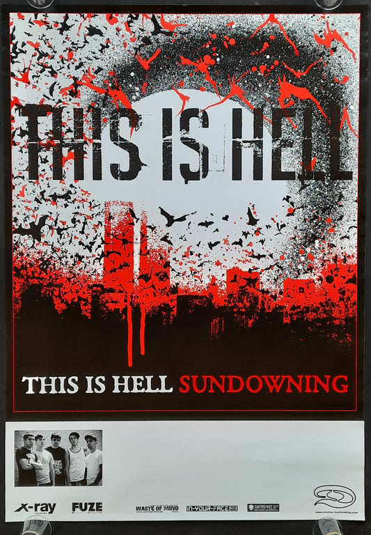 THIS IS HELL Original Concert Poster 2006 SUNDOWNING TOUR 1