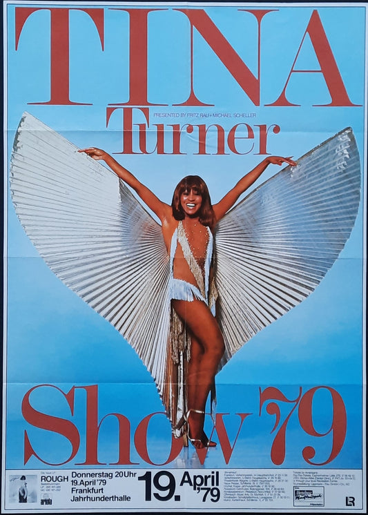TINA TURNER Original Concert Poster April 19, 1979 Frankfurt Germany 1