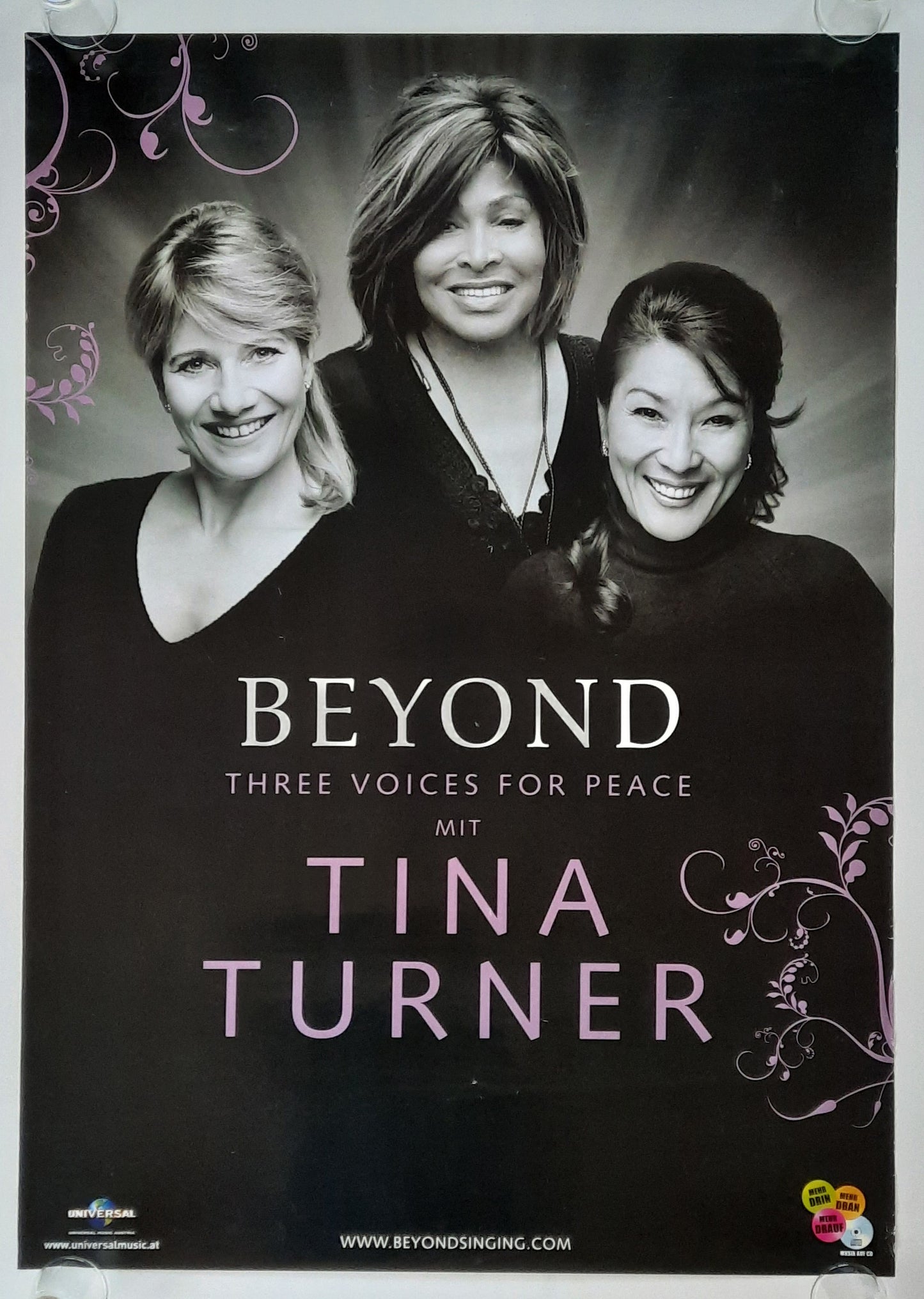 TINA TURNER Original Promotion Poster - 2009 Album "Beyond" 2