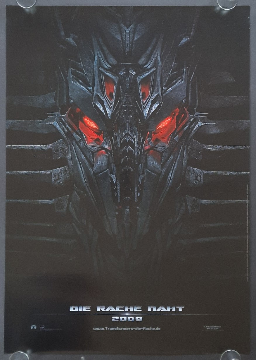 TRANSFORMERS - REVENGE Original Movie Poster 2009 German 1-Sheet TEASER ROLLED