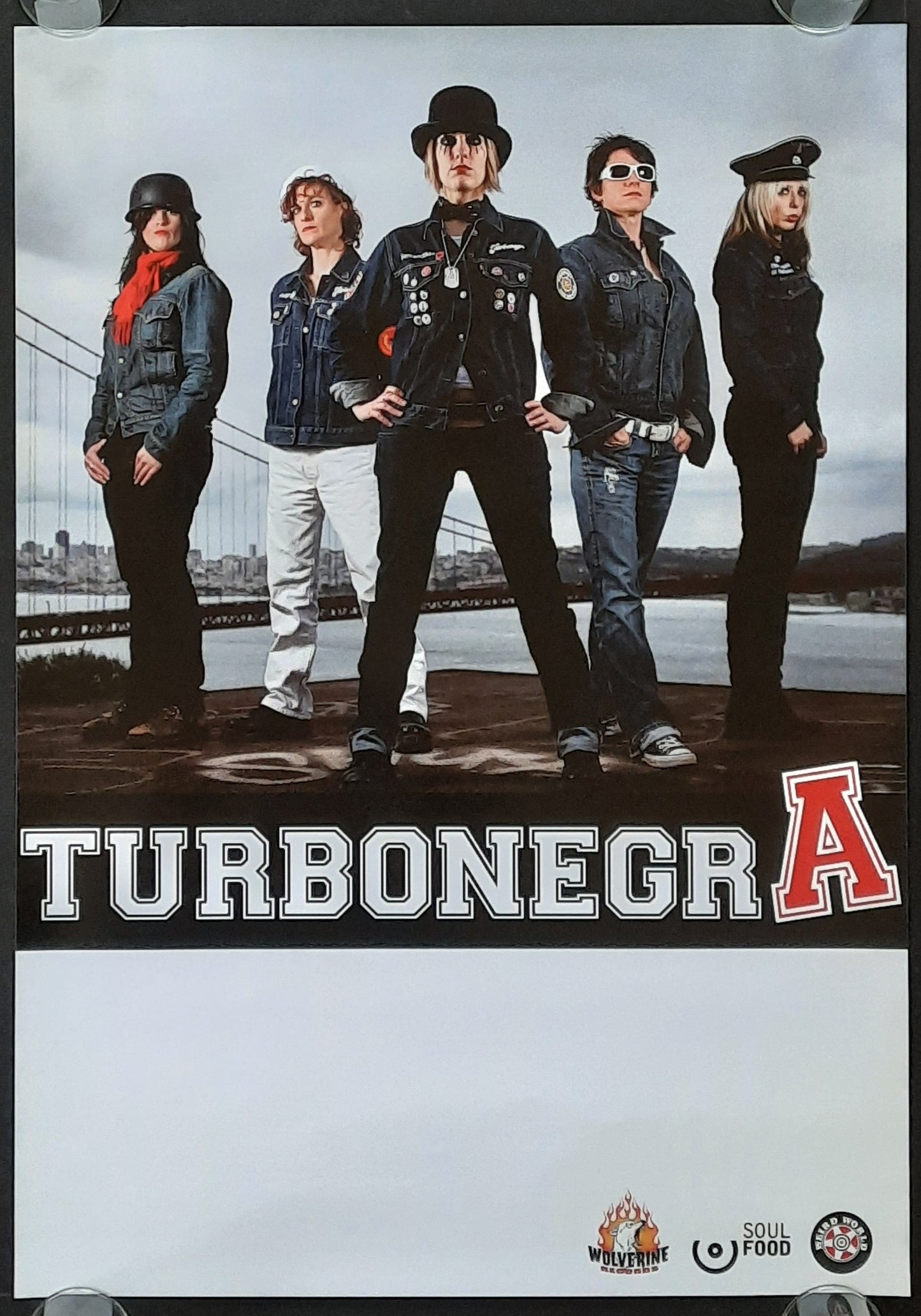 TURBONEGRA Original Concert Poster 2000s World Tour 42x59c (13) 1