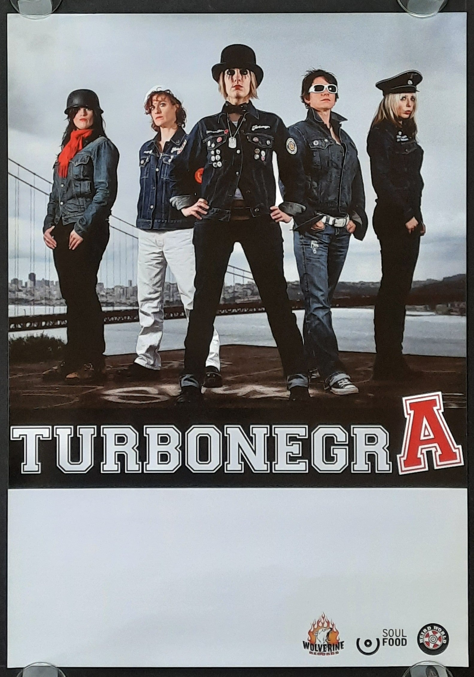 TURBONEGRA Original Concert Poster 2000s World Tour 42x59c (13) 1