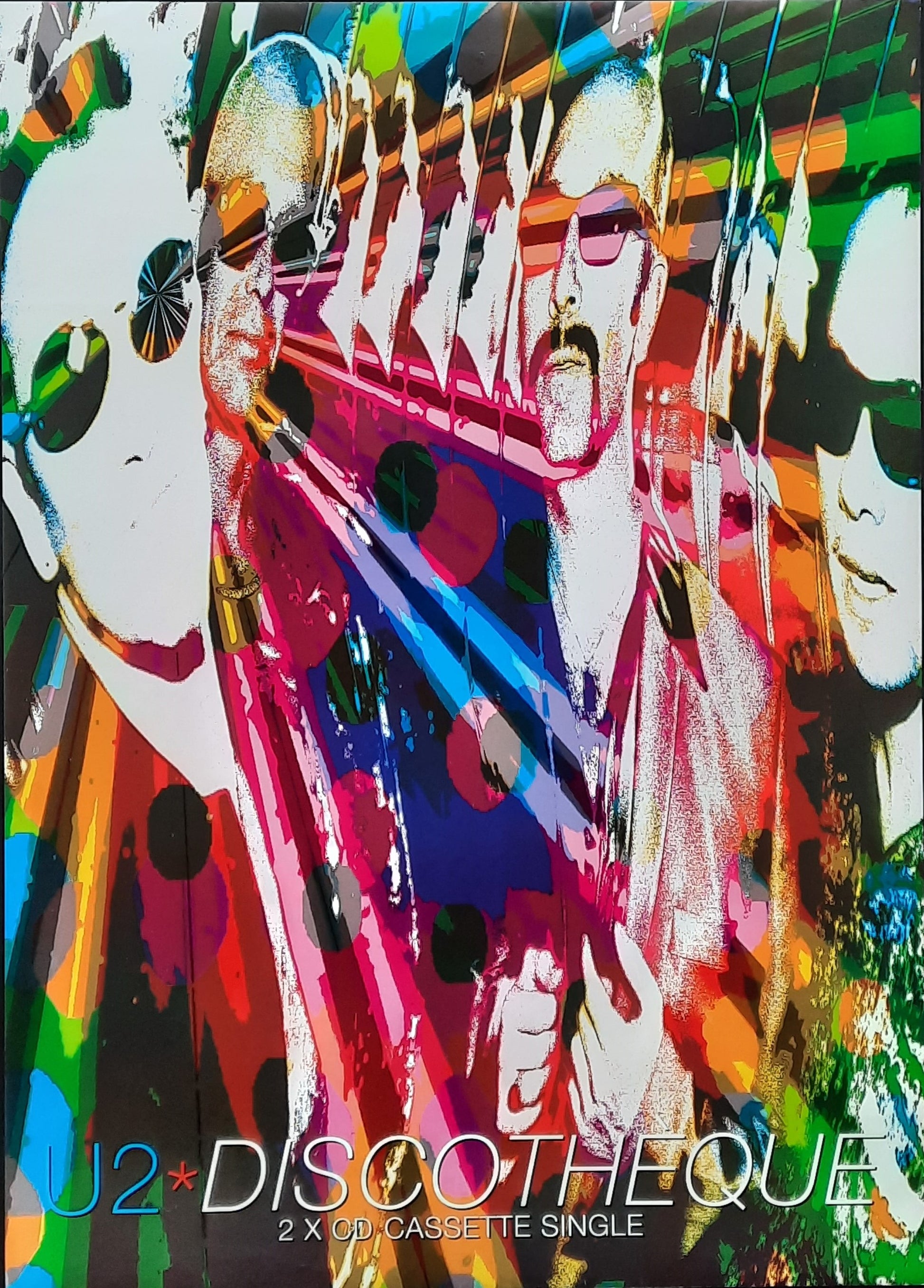 U2 Original Promotion Poster - 1997 Single  "Discotheque"
