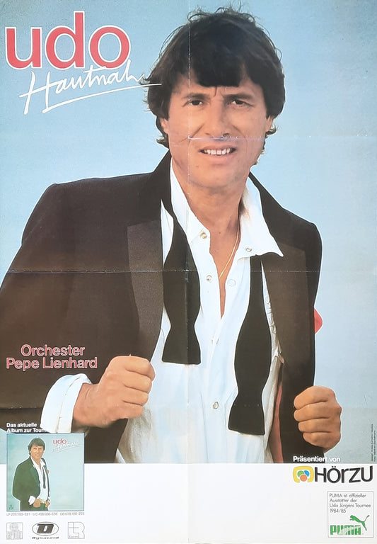 UDO JÜRGENS Original Concert Poster 1985 Germany