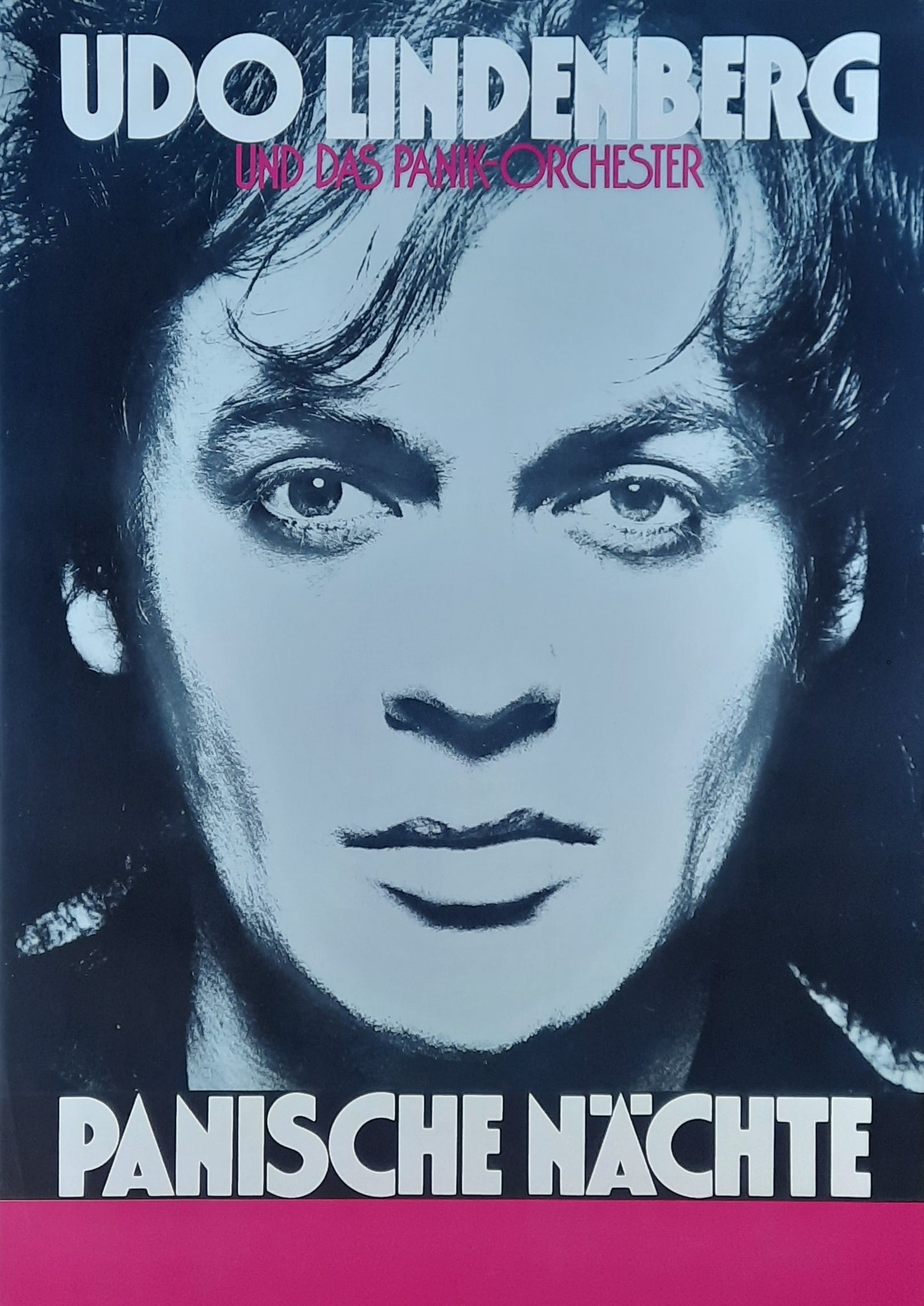 UDO LINDENBERG Original Concert Poster 1979 Germany PANISCHE NÄCHTE TOUR 1