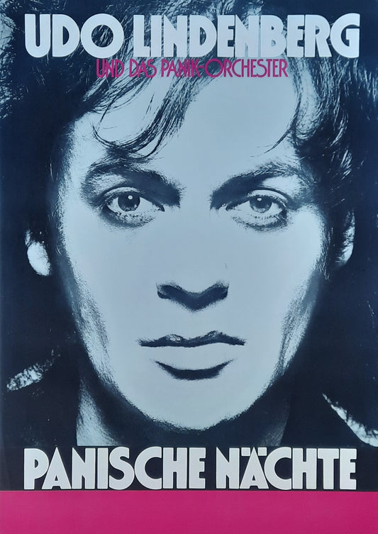 UDO LINDENBERG Original Concert Poster 1979 Germany PANISCHE NÄCHTE TOUR 1