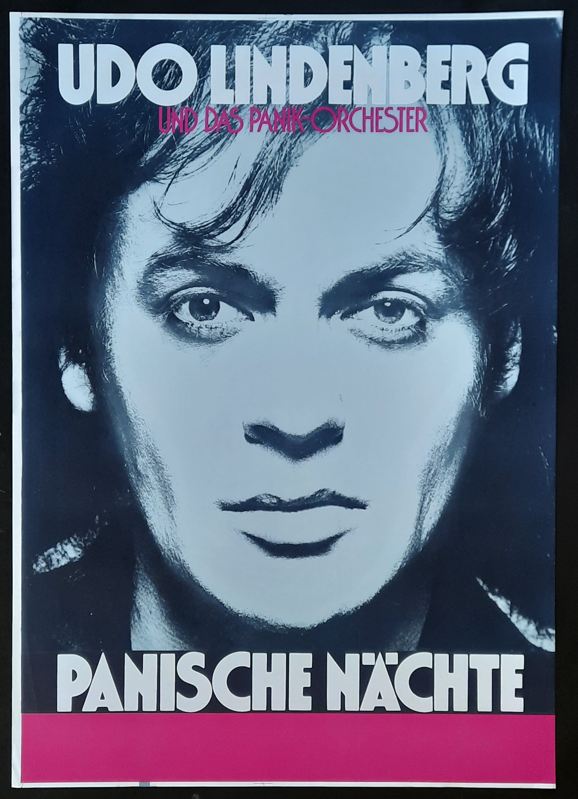 UDO LINDENBERG Original Concert Poster 1979 Germany PANISCHE NÄCHTE TOUR 1