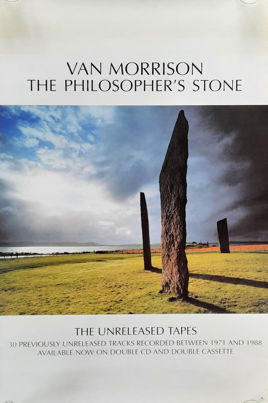 VAN MORRISON Promotion Poster - 1999 Album "The Philosopher's Stone"