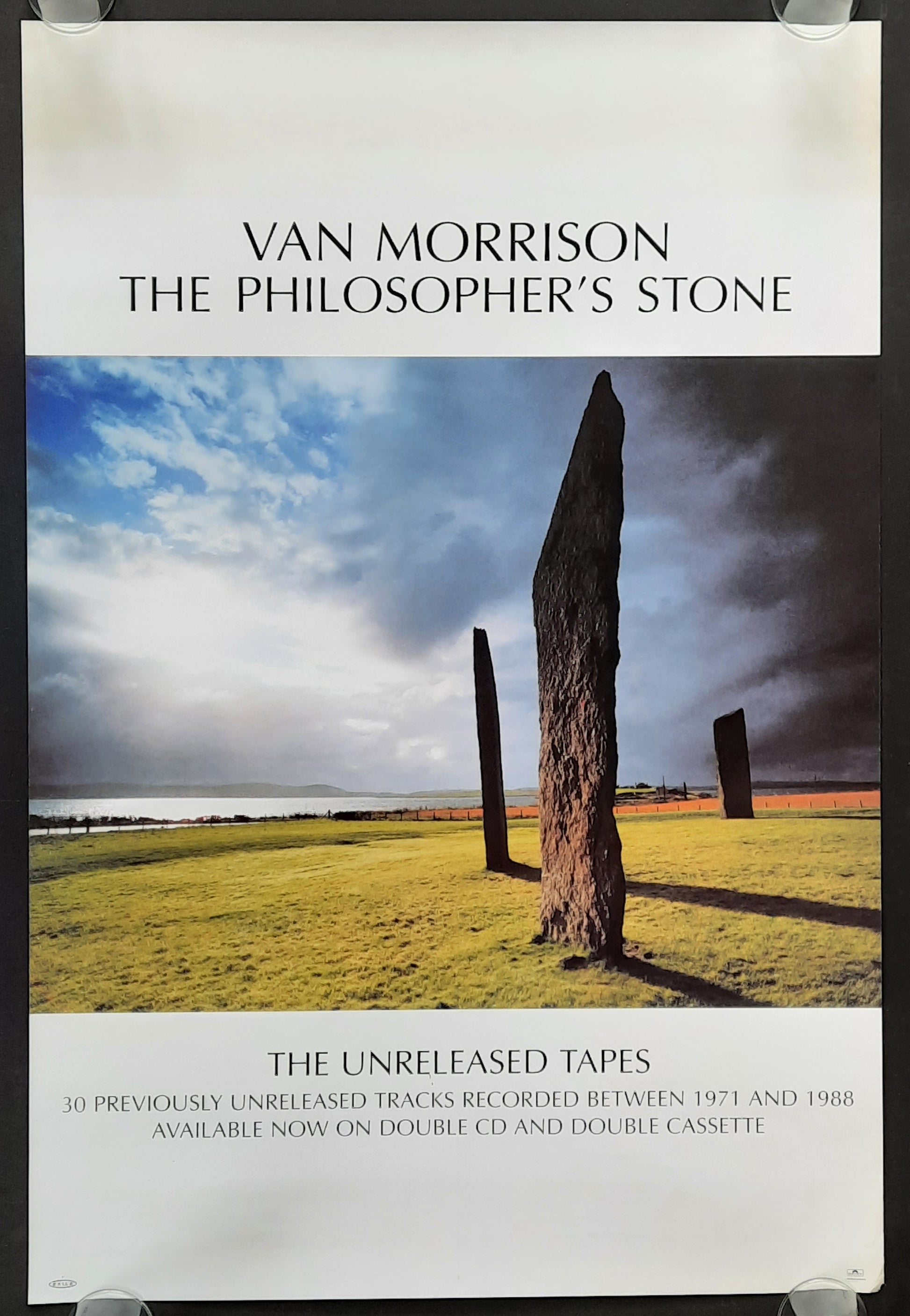VAN MORRISON Promotion Poster - 1999 Album "The Philosopher's Stone" 2