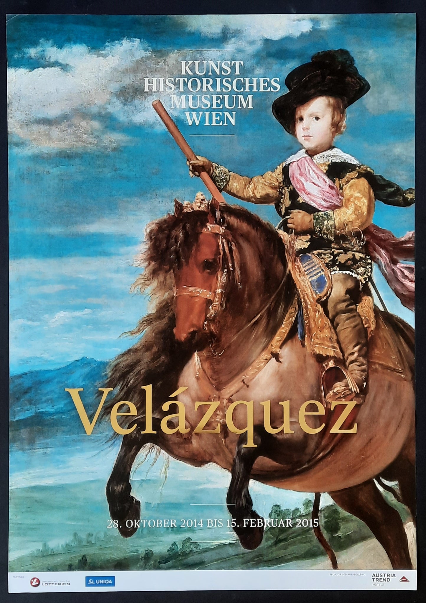 VELÁZQUEZ Original Exhibition Poster 2015 KHM Vienna Austria 1