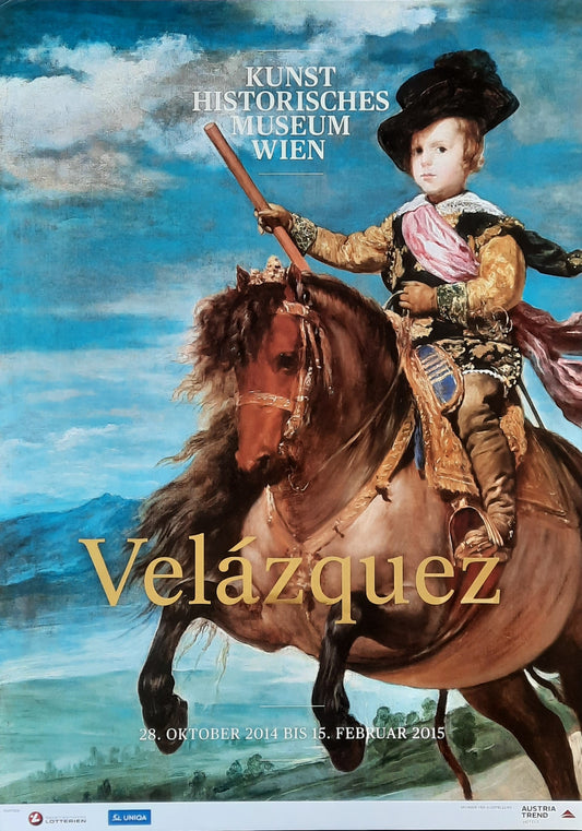 VELÁZQUEZ Original Exhibition Poster 2015 KHM Vienna Austria 1