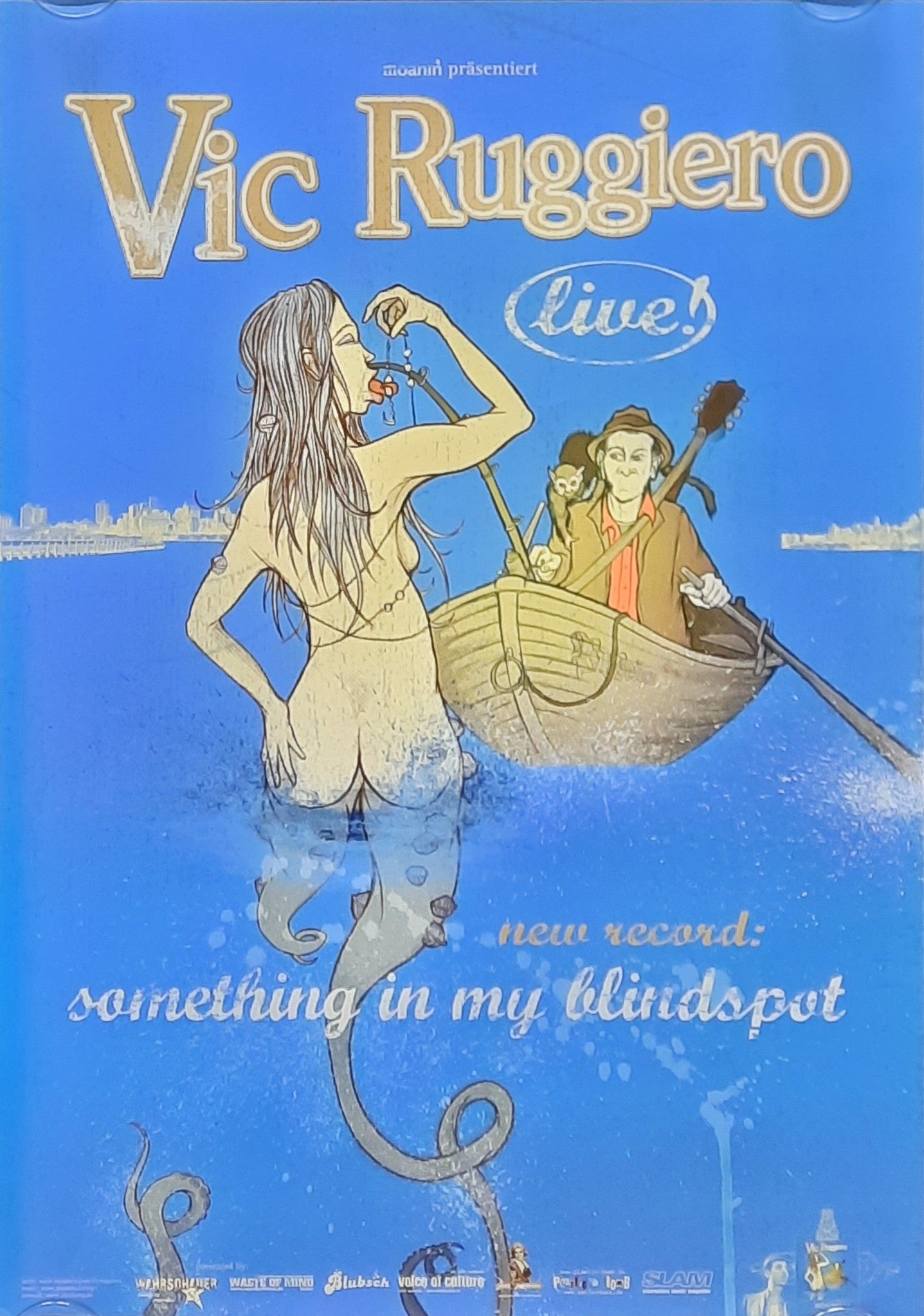 VIC RUGGIERO Original Concert Poster 2008 Something In My Bindspot Tour 42x59b (8) 1