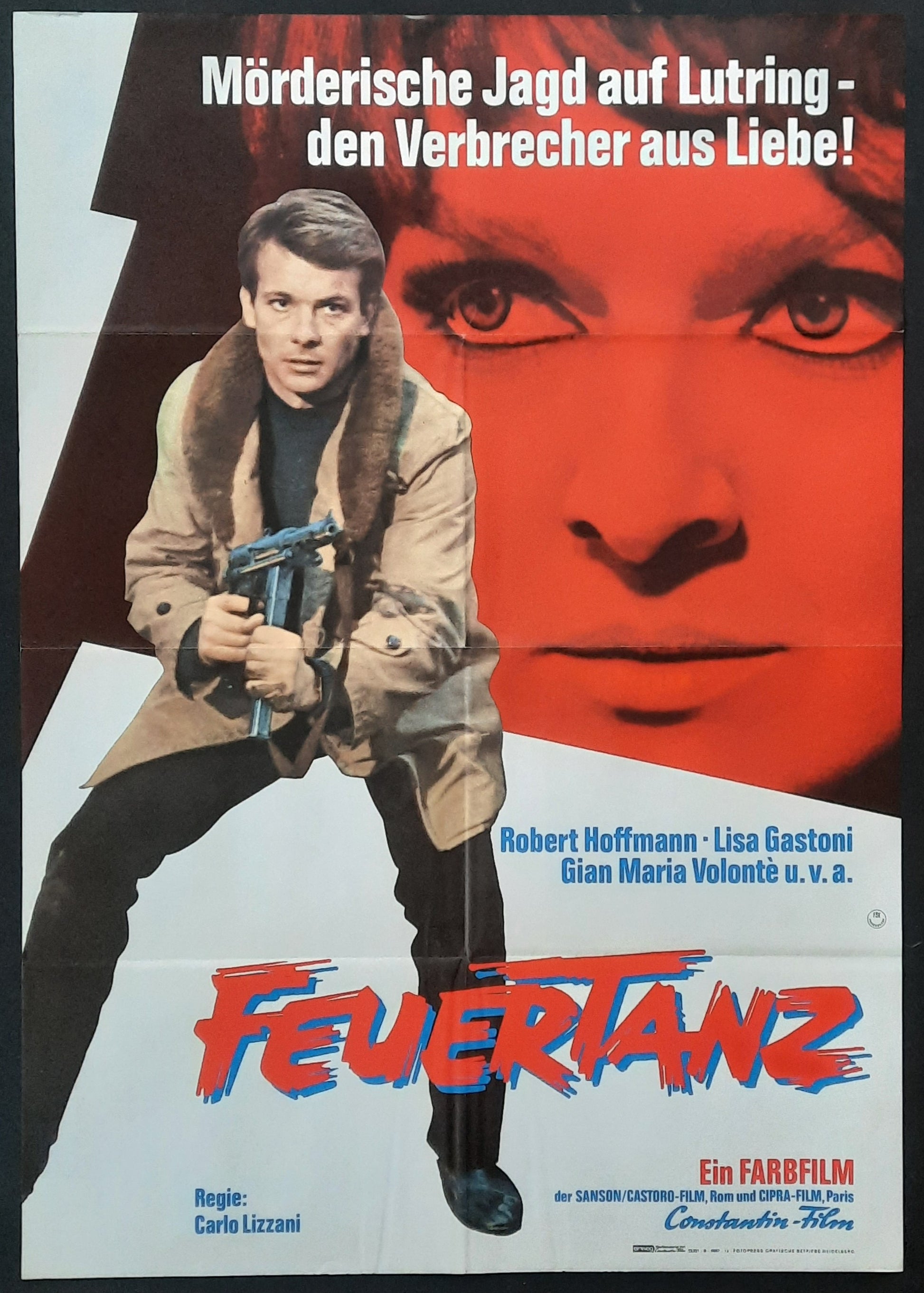 WAKE UP AND DIE Original Movie Poster 1966  Carlo Lizzani German 1-Sheet Poster