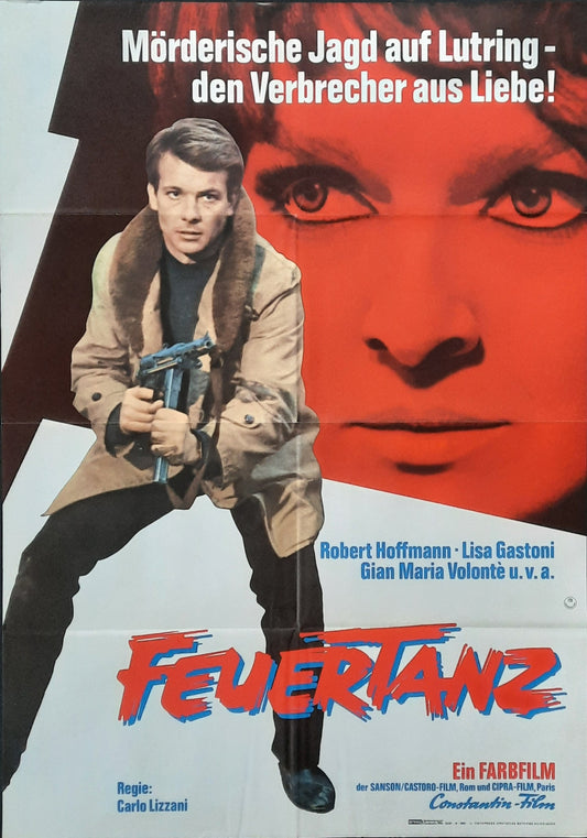 WAKE UP AND DIE Original Movie Poster 1966  Carlo Lizzani German 1-Sheet Poster