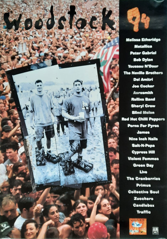 WOODSTOCK Original Promotion Poster - 1994 Album