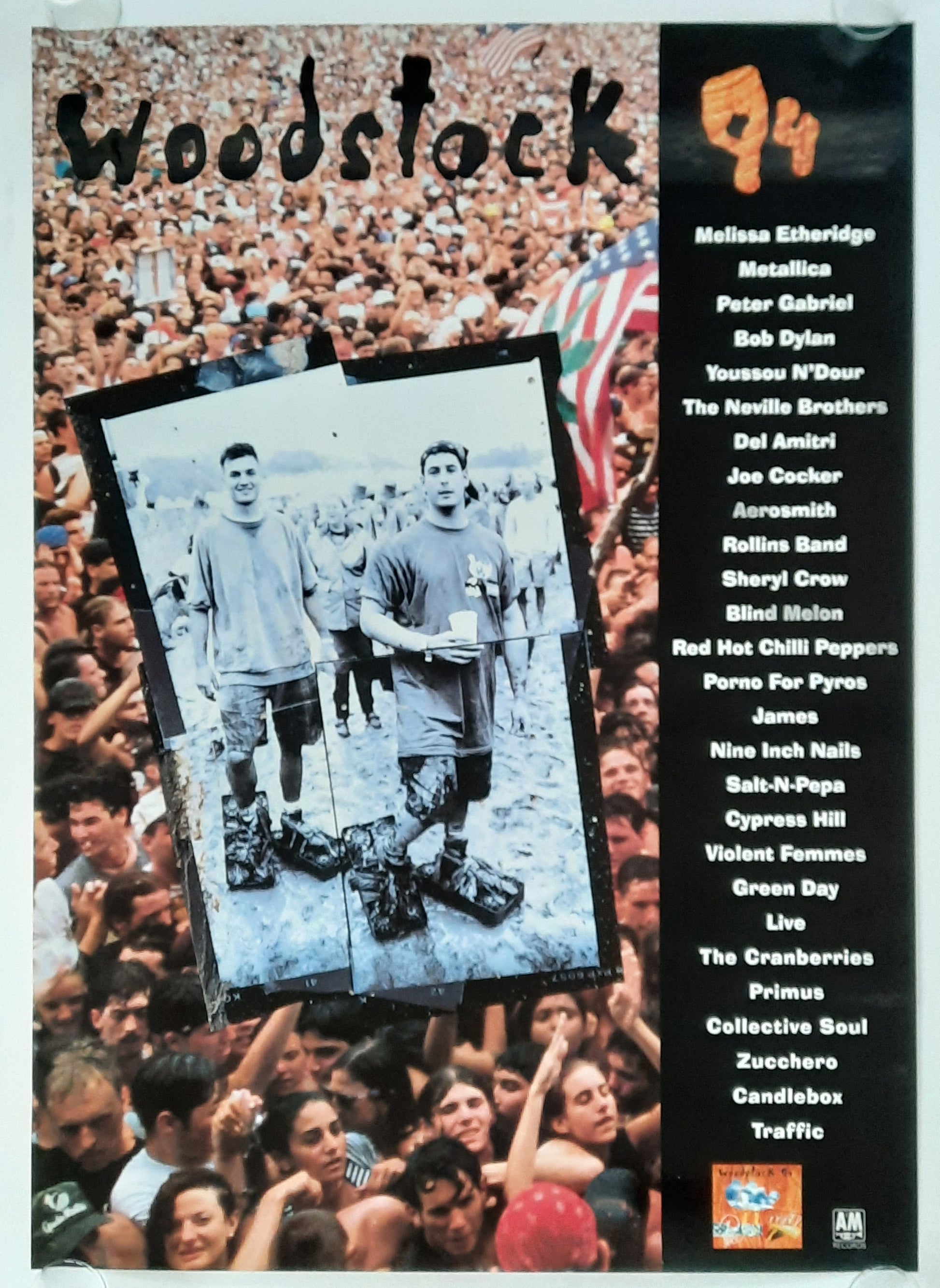 WOODSTOCK Original Promotion Poster - 1994 Album 2